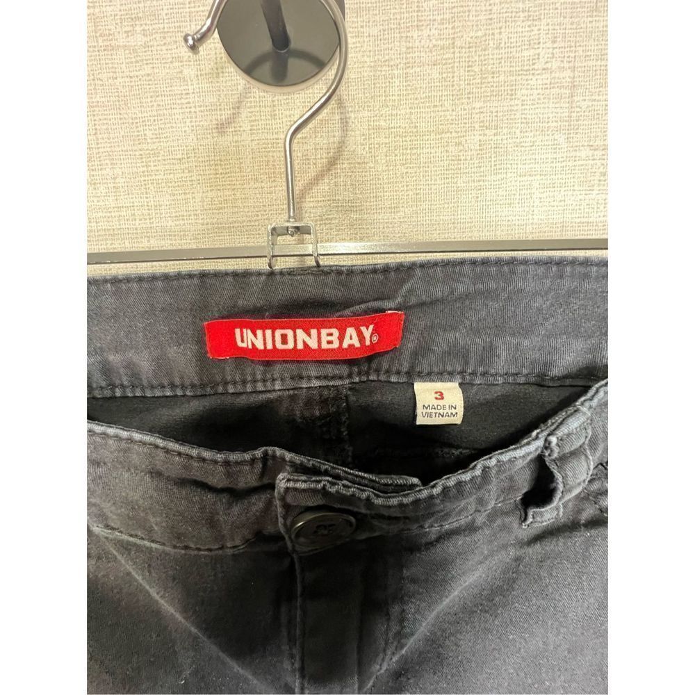 Juniors Union Bay Black Midrise Basic Bootcut Cas… - image 2